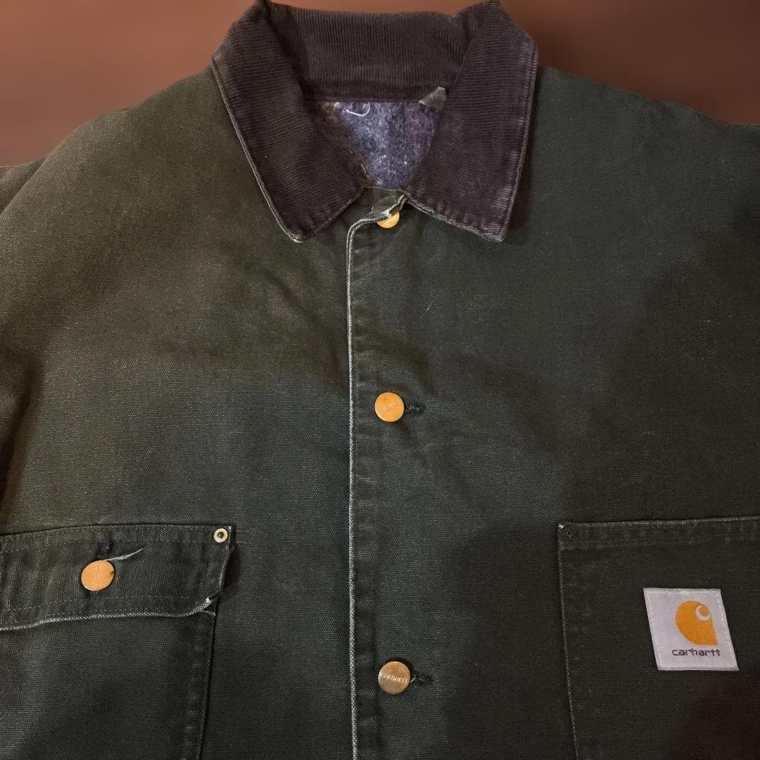 Vintage Carhartt ミシガンチョアコート USA製 希少　グリーン