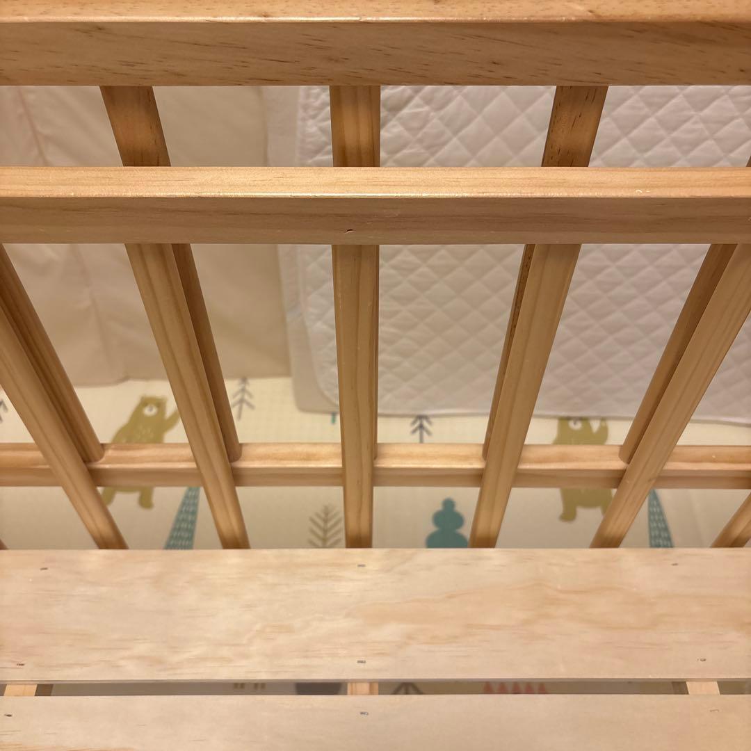 ミニベビーベッド　トール　Wオープン