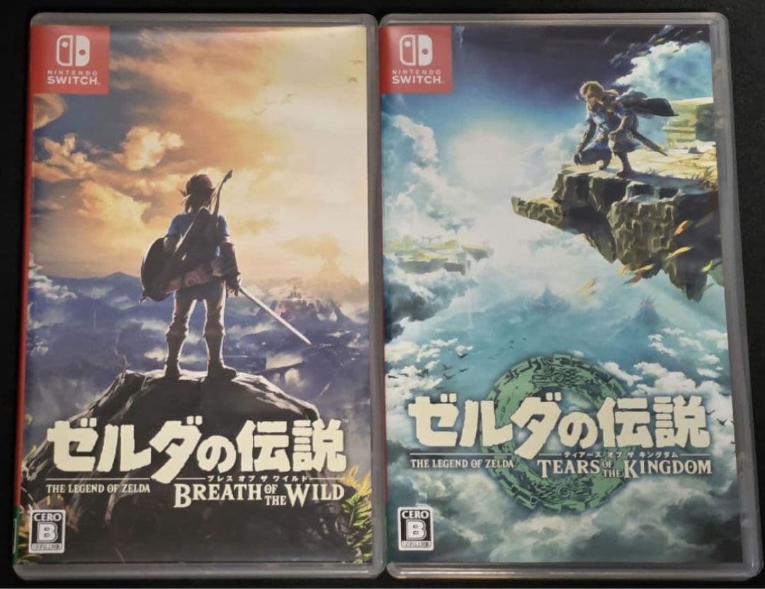 【2本セット】Switch ゼルダの伝説　ブレワイ　ティアキン