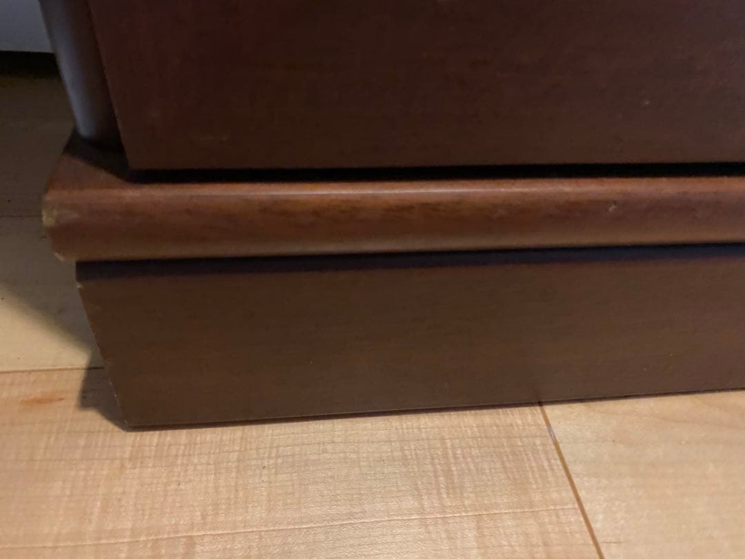 府中婚礼家具　洋服ダンス　クローゼット　桐製両開き　桐製家具　タンス　ブラウン