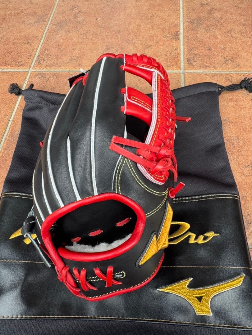 新品未使用ミズノプロ　軟式グローブ紅林モデル