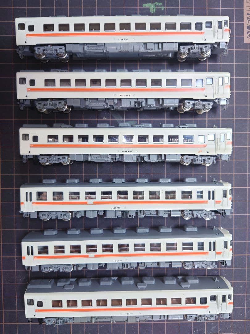 ジャンク TOMIX 92062 JRキハ58系DC(みえ)4両+2(M車2両)