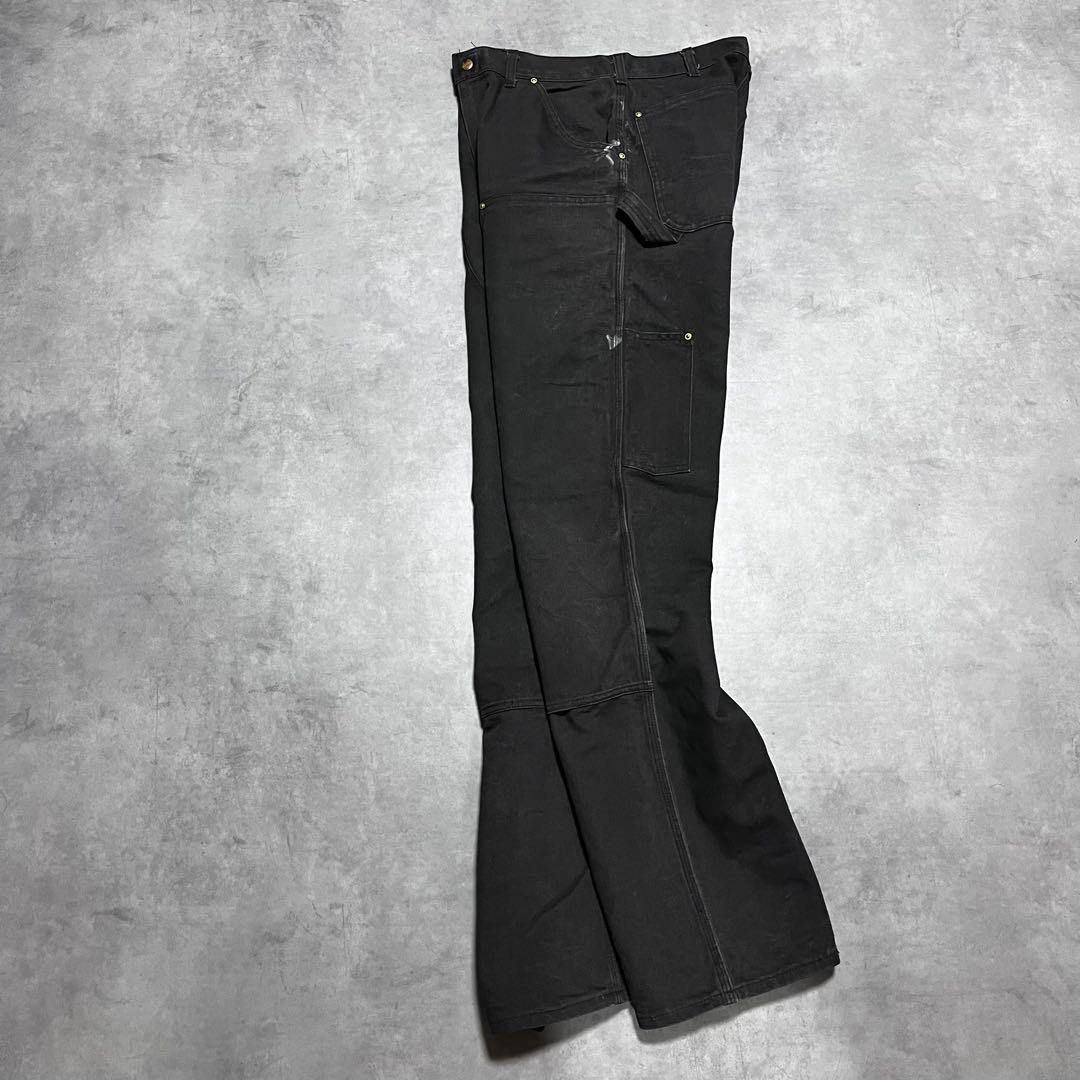 【激レア】 Carhartt カーハート 星タグ ダブルニー ブラック USA製