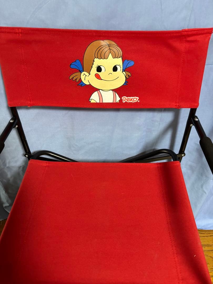 不二家　ペコちゃん　赤　景品 ディレクターチェア　非売品