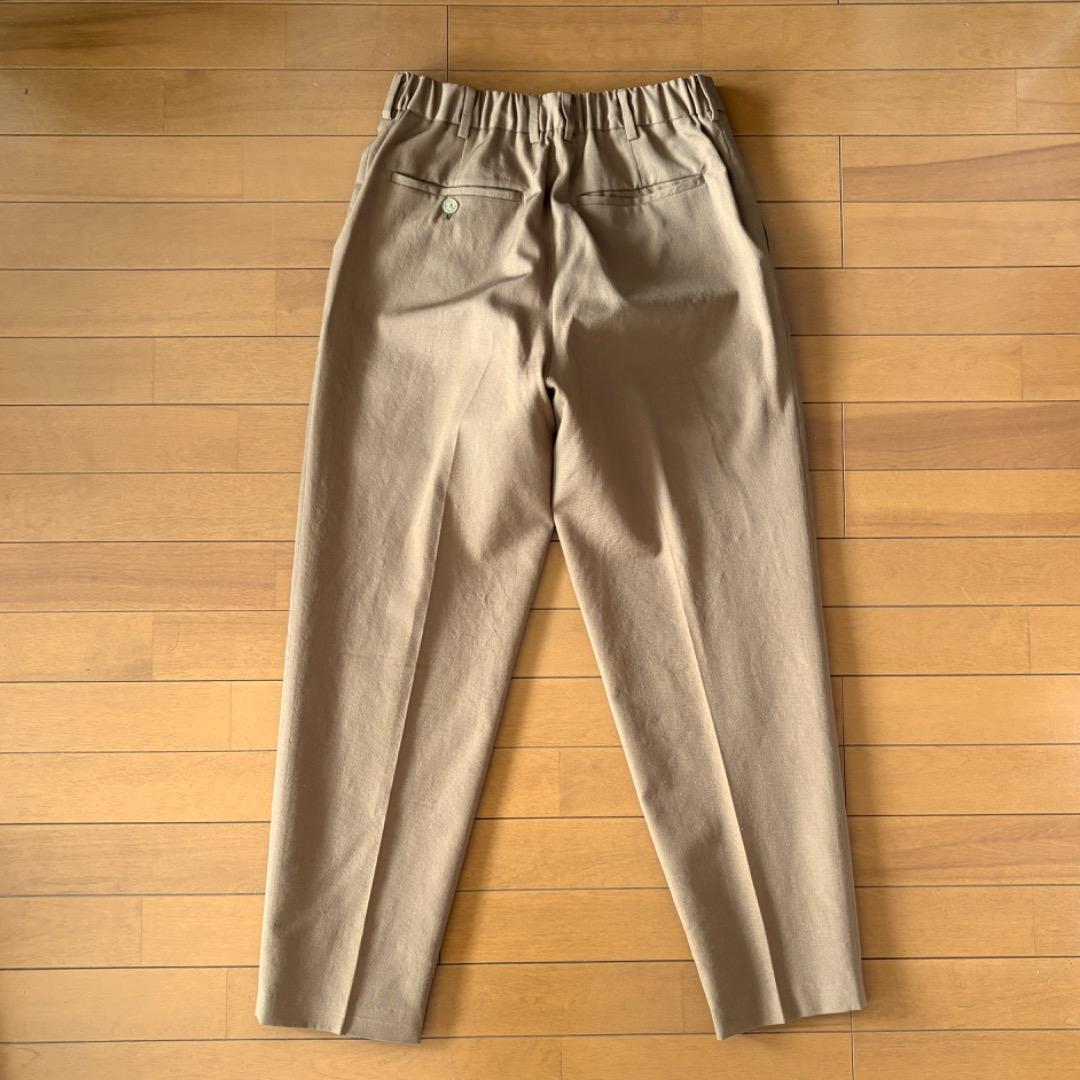 MARKAWARE FRONT PLEATED PEGTOP サイズ２ コヨーテ