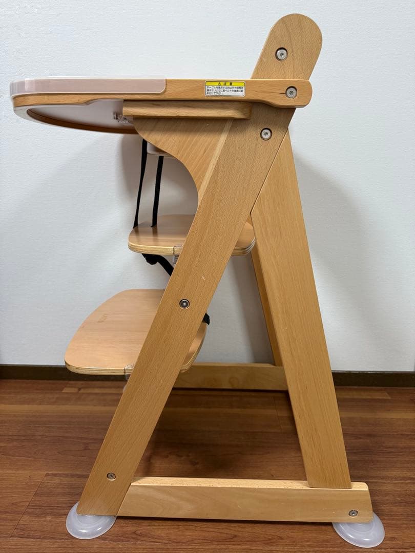 【美品】KATOJI カトージ プレミアム ベビーチェア ハイチェア 22380