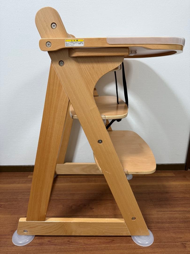 【美品】KATOJI カトージ プレミアム ベビーチェア ハイチェア 22380