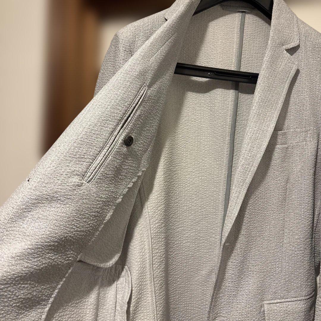 [✨極美品✨]EPOCA UOMOグレー テーラードジャケット Mサイズ