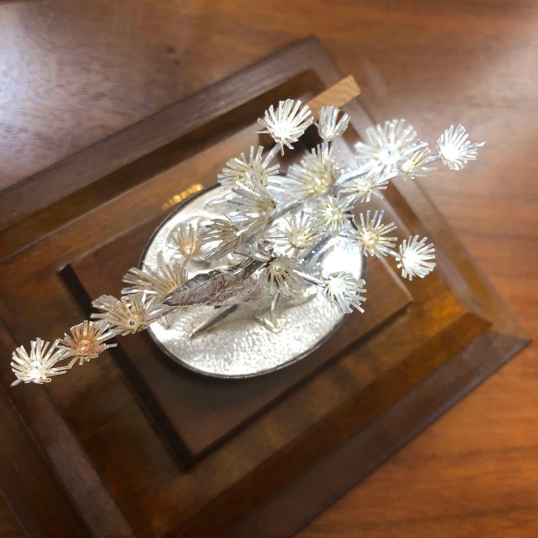 光則　銀細工　松　盆栽　純銀