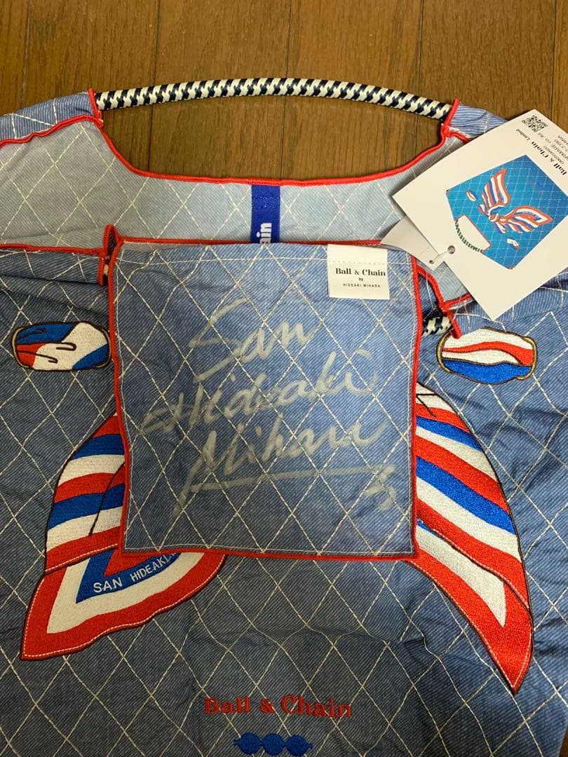【正規品・新品】ボールアンドチェーン 表参道店限定 デニム M★サイン入り
