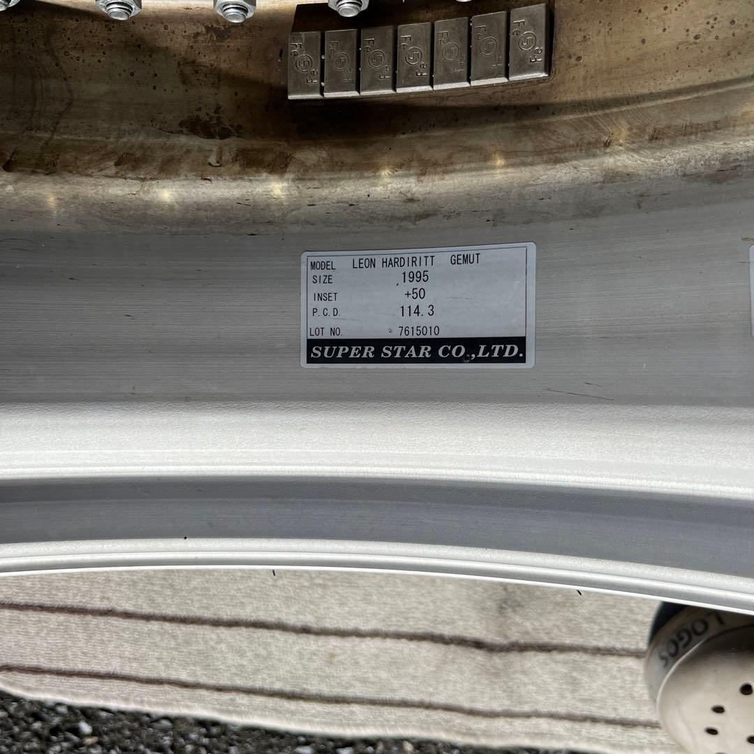 スーパースター　レオンハルト　ゲミュート　19インチ　8.5J 9.5J