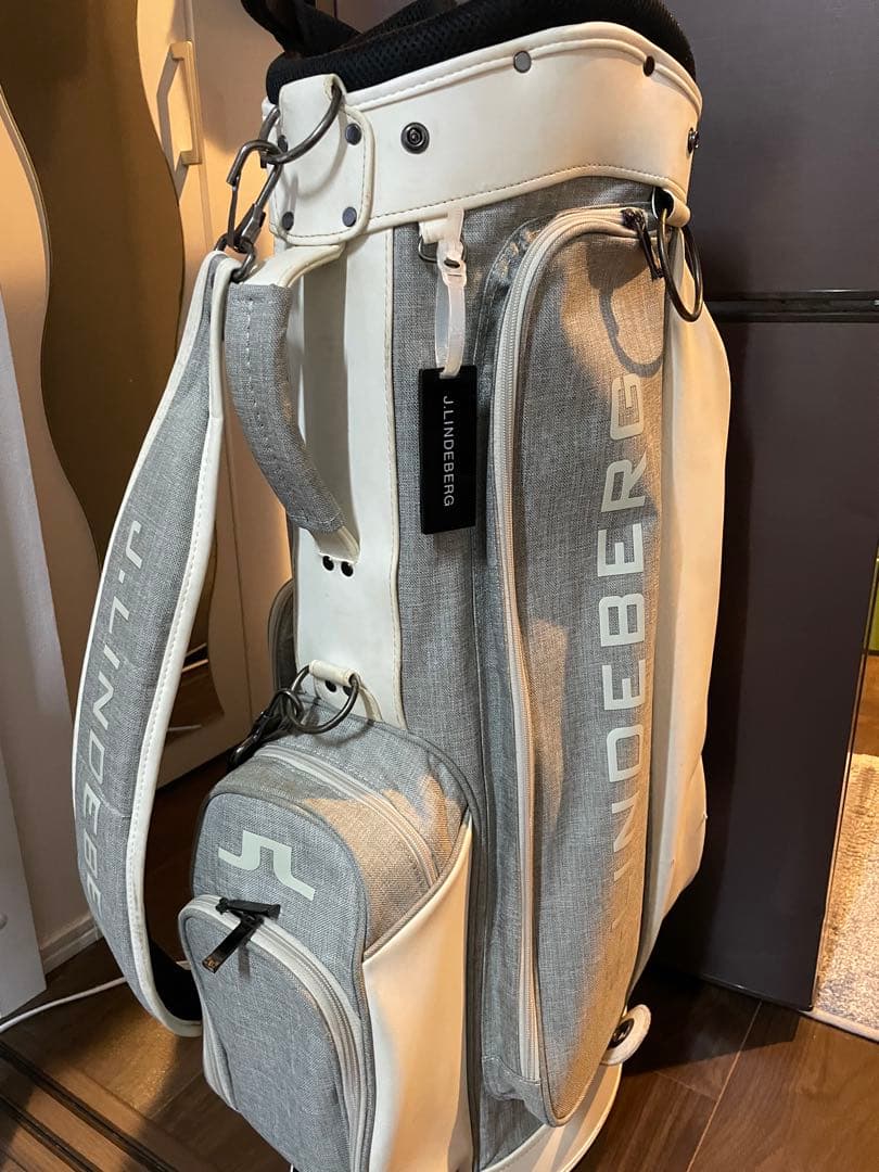 J.LINDEBERG キャディバッグ グレー/ホワイト