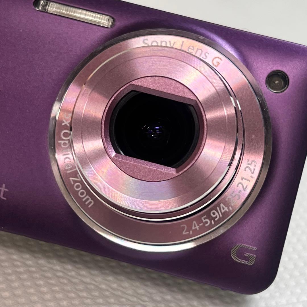 【美品】 ソニー SONY DSC-WX5 パープル デジタルカメラ