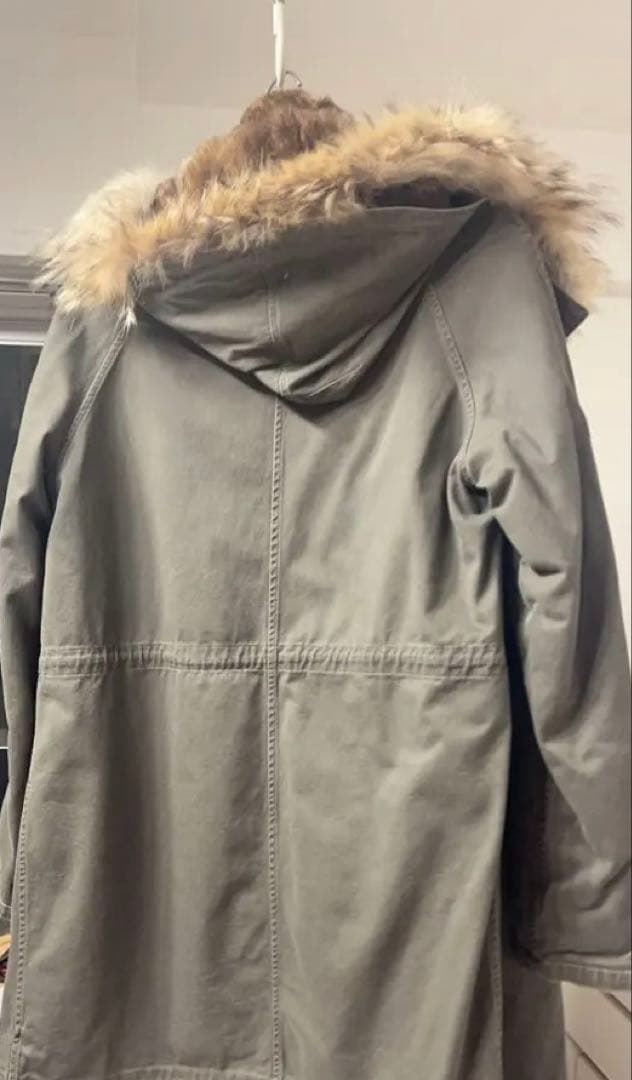 YVES SALOMON ARMモッズコート オリーブグリーン