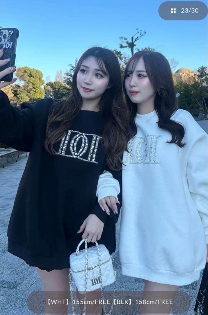 ダーリッチ　DDロゴビジュースウェットプルオーバー