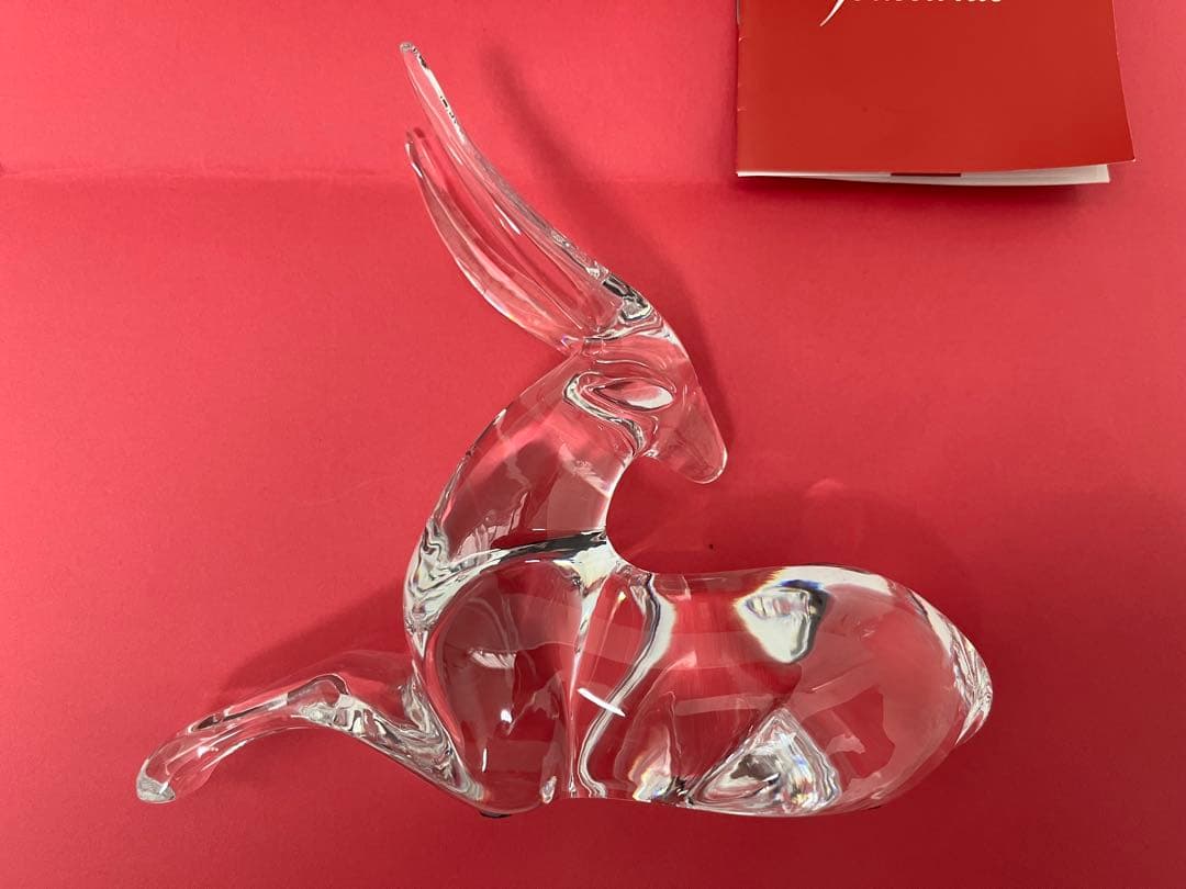 【即決価格】BACCARAT バカラ 鹿の置物 インテリア