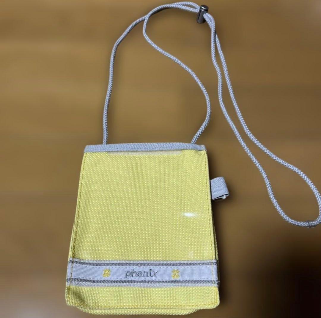 Phenix スノーウェア上下レディース レモンイエロー✖️白& パスケース