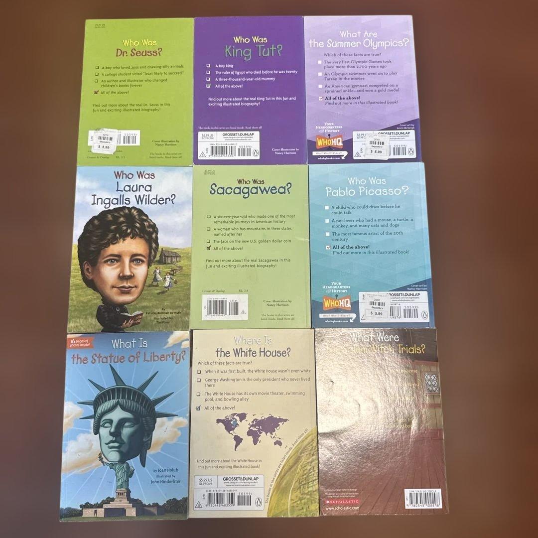 Who Was?シリーズ 絵本セット 9冊