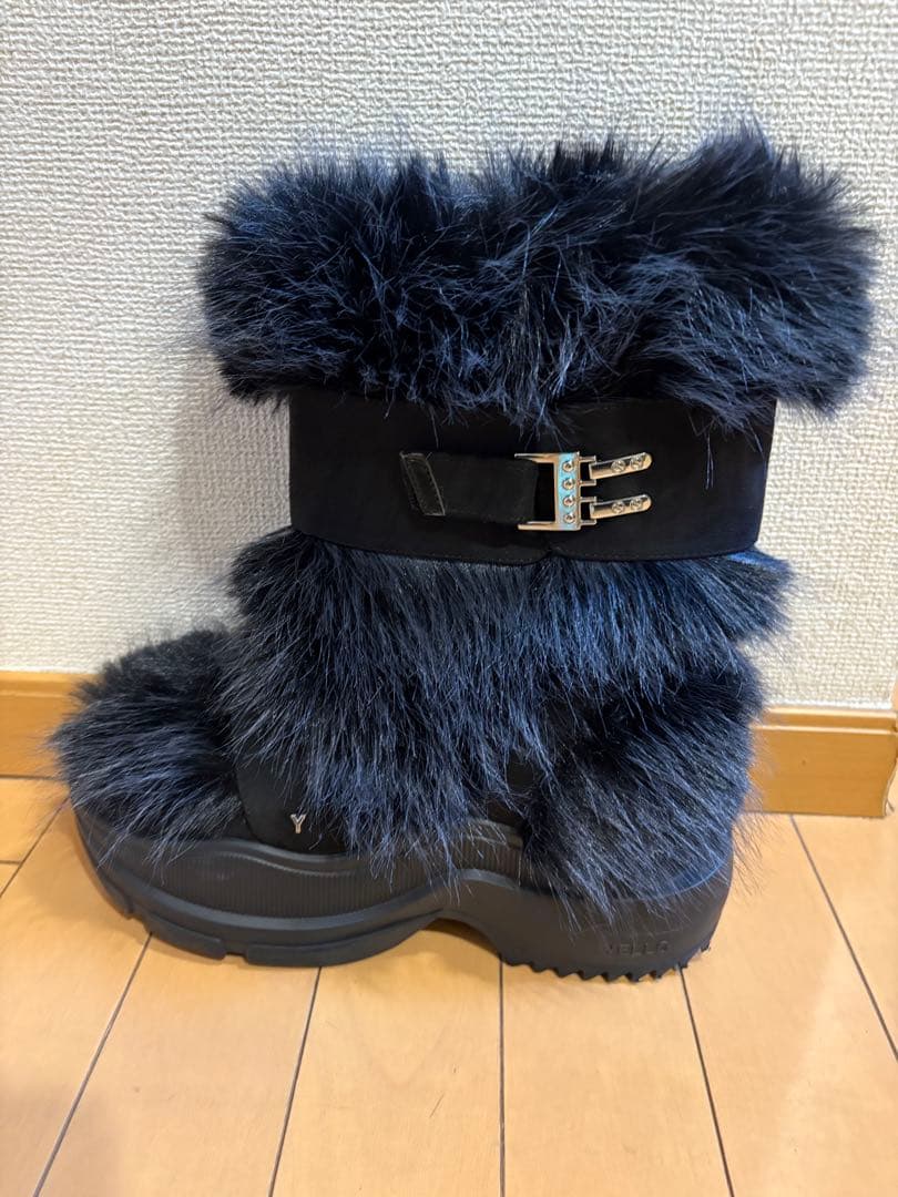 yello ファーブーツ　L