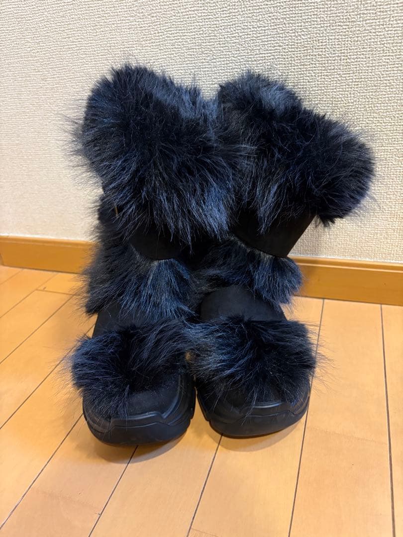 yello ファーブーツ　L