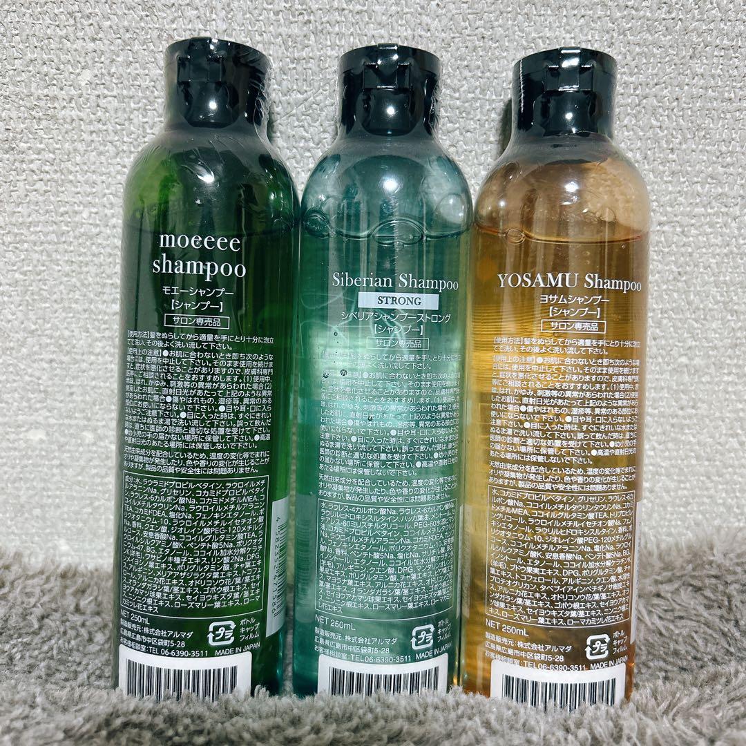 【匿名配送】新品未開封　サロン専売品　アルマダスタイル　シャンプー　3セット