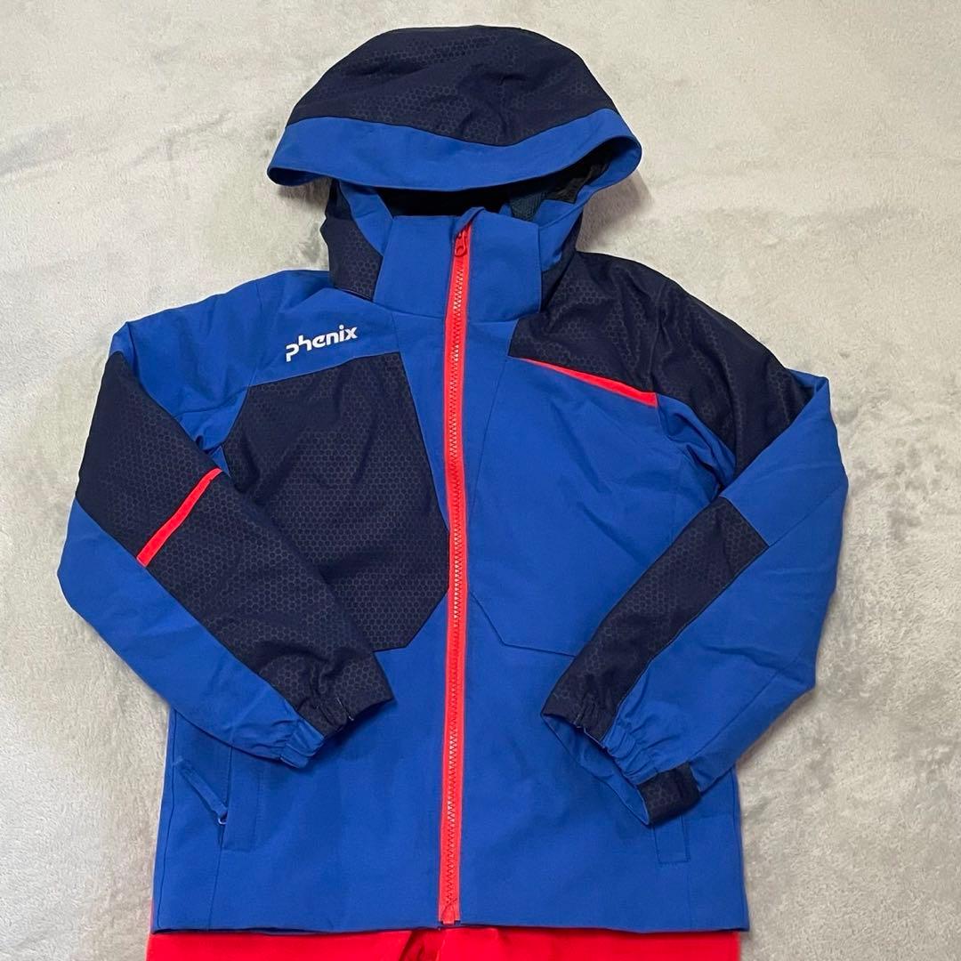 【Phenix】スキーウェア 子ども用 （130cm）青/赤