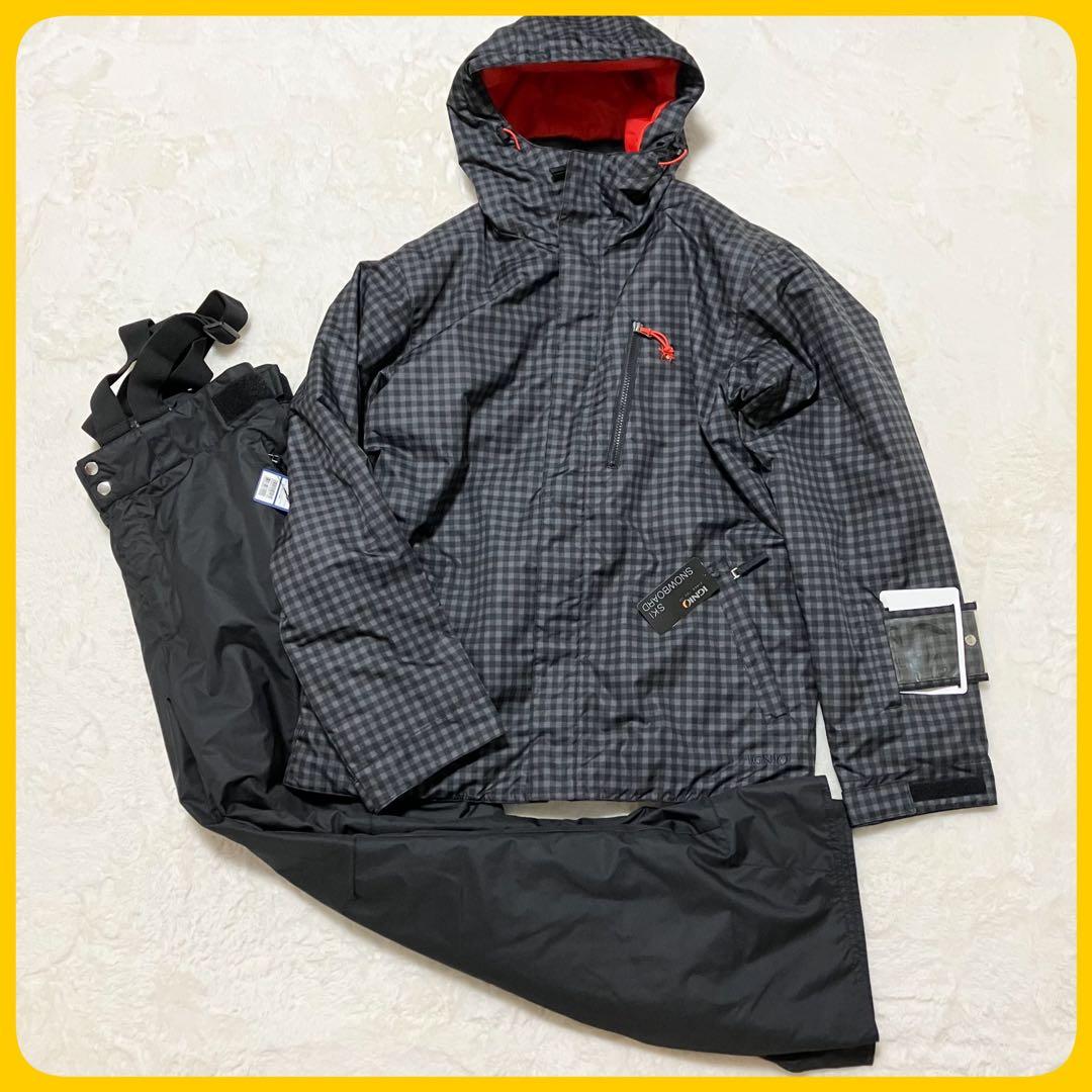 新品同様 タグ付 IGNIO スキー スノボ ウエア セットアップ XO 黒