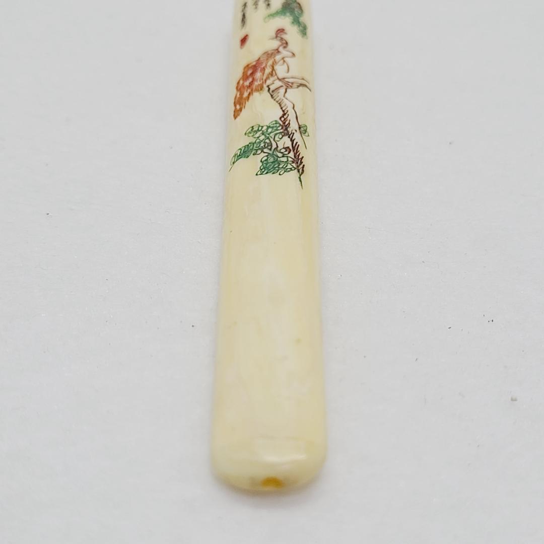 最終値下げ　喫煙具 パイプ レトロ　煙草パイプ　孔雀柄　象牙風 コレクション