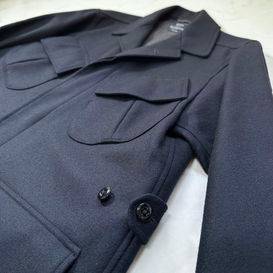 未使用級◎SHIPS キャプテンサンシャイン ファティーグジャケット 濃紺 40