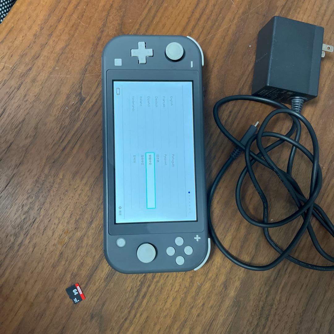Nintendo Switch Lite グレー 充電器付き