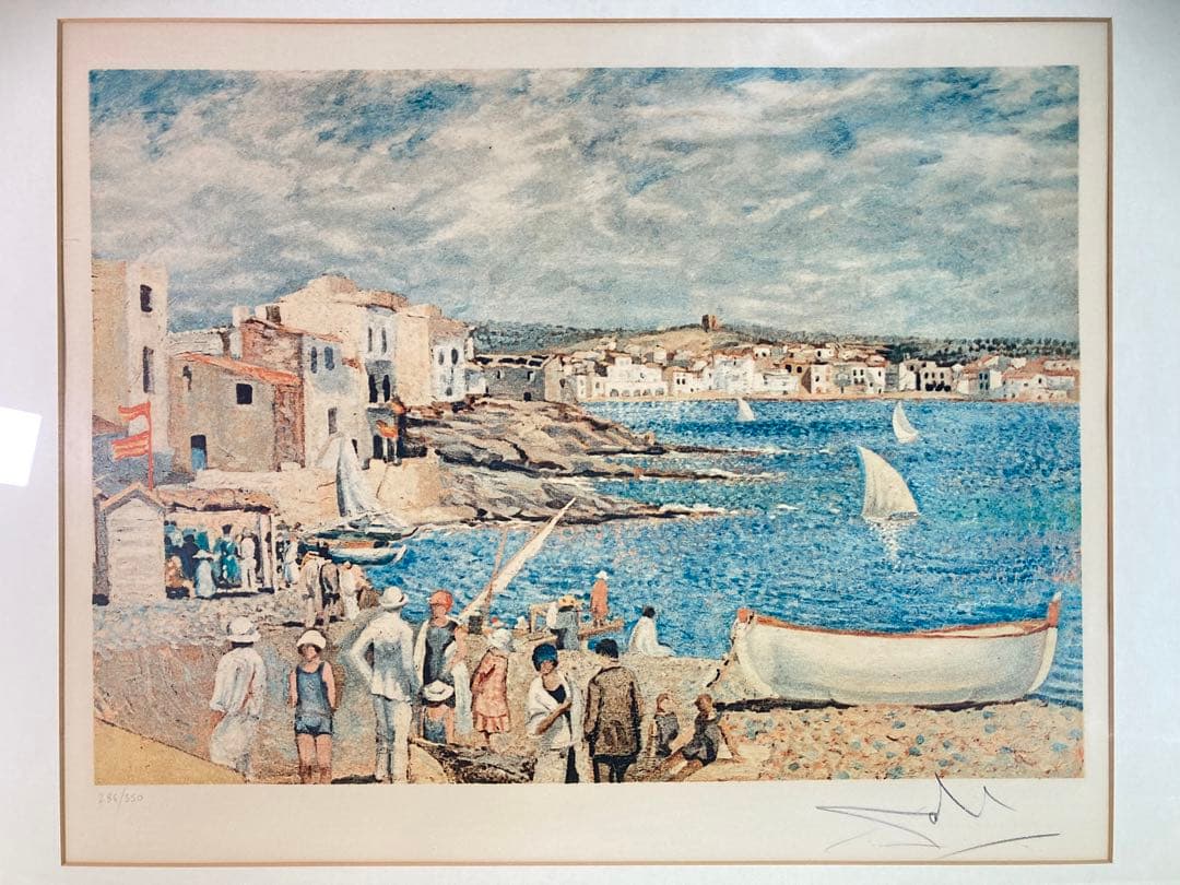 【真作】サルバドール・ダリ「カダスケ」リトグラフ 直筆サイン 絵画 版画