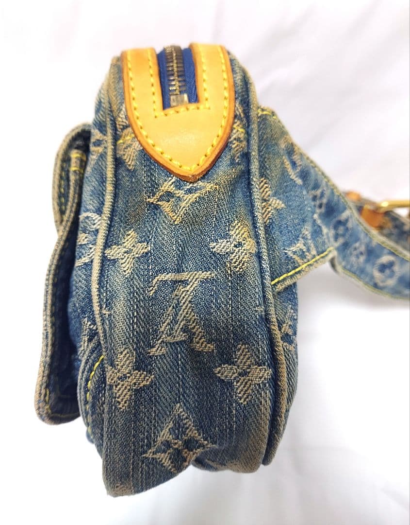 状態良好 デニム ボディバッグ バムバッグ ウエストバッグ ウエストポーチ 希少