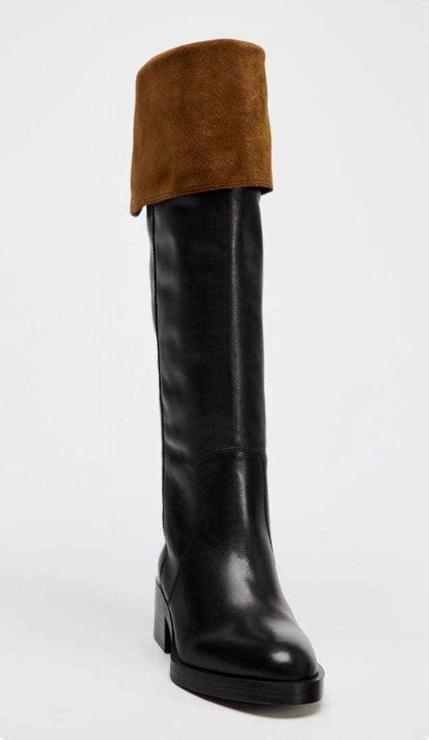 はな様 御専用　ZARAレザーニーハイブーツ