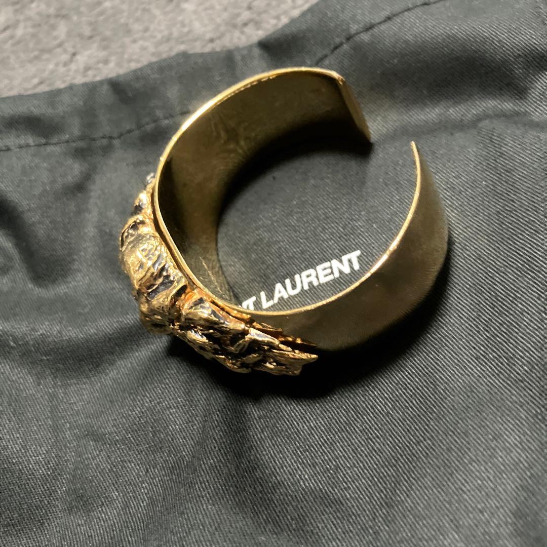 サンローラン　ライオン　バングル　アニマル