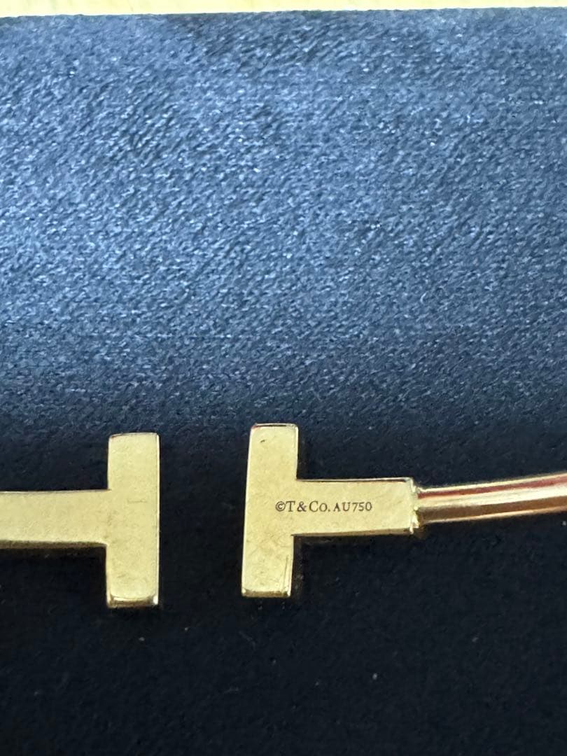 Tiffany & Co. Tワイヤーブレスレット ミディアム ローズゴールド