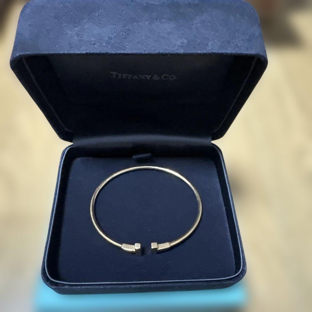 Tiffany & Co. Tワイヤーブレスレット ミディアム ローズゴールド