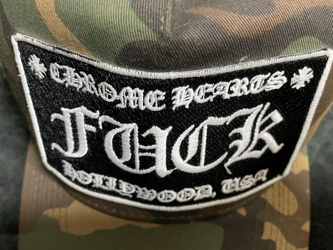 【美品】Chrome Hearts トラッカーキャップ　迷彩