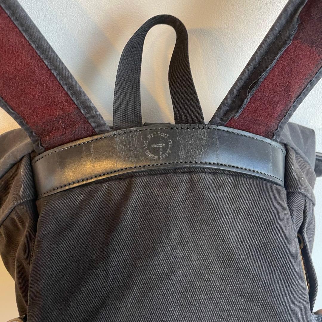 filson バッグ　リュック　バックパック　ロールトップ　ブライドルレザー