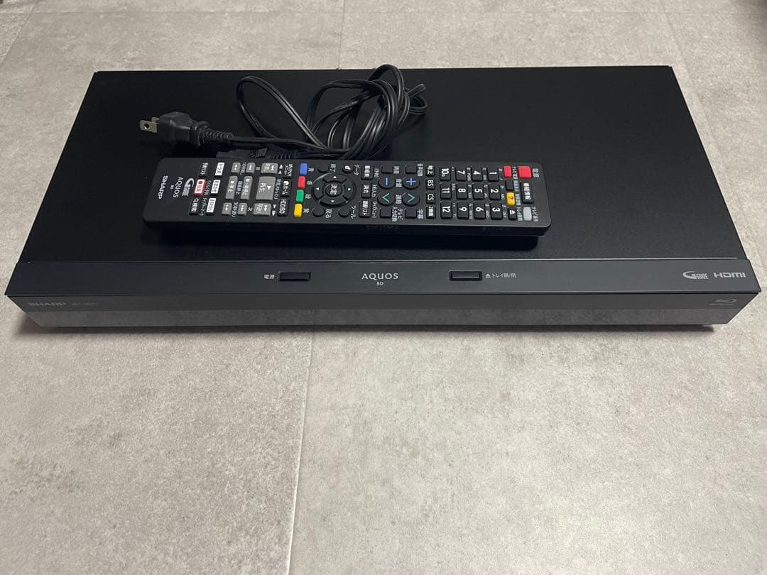 2023年製 SHARP 2B-C10EW1 ブルーレイレコーダー
