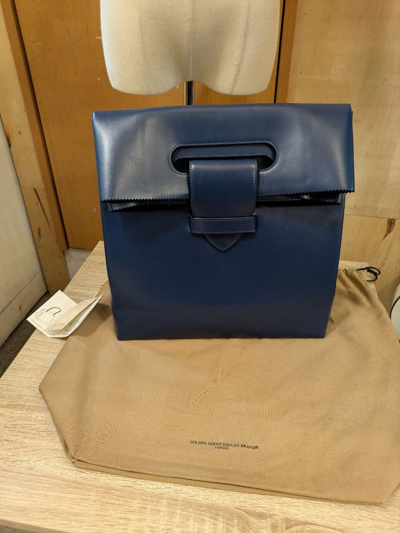 未使用近　ゴールデングース　本革　リュック　ショルダー　カジュアル 5way