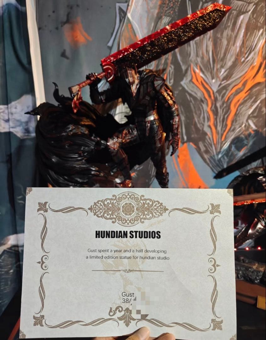 ベルセルク HunDian ガッツ スタチュー フィギュア