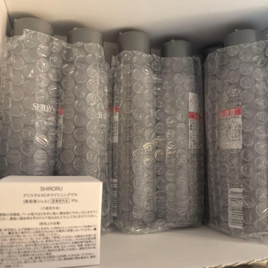 SHIRORU 6本セット+クリスタルVCホワイトニングゲル