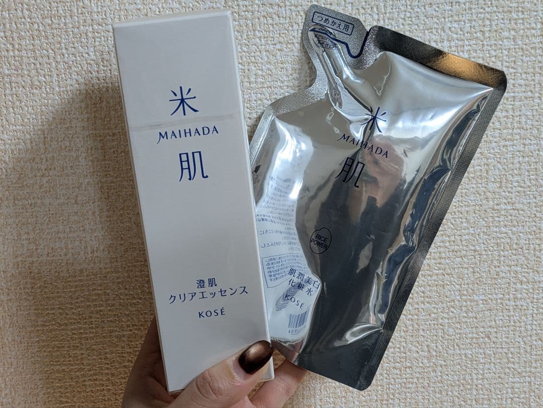 ✳新品未開封✳　米肌ふきとり美容液＆美白化粧水パウチ