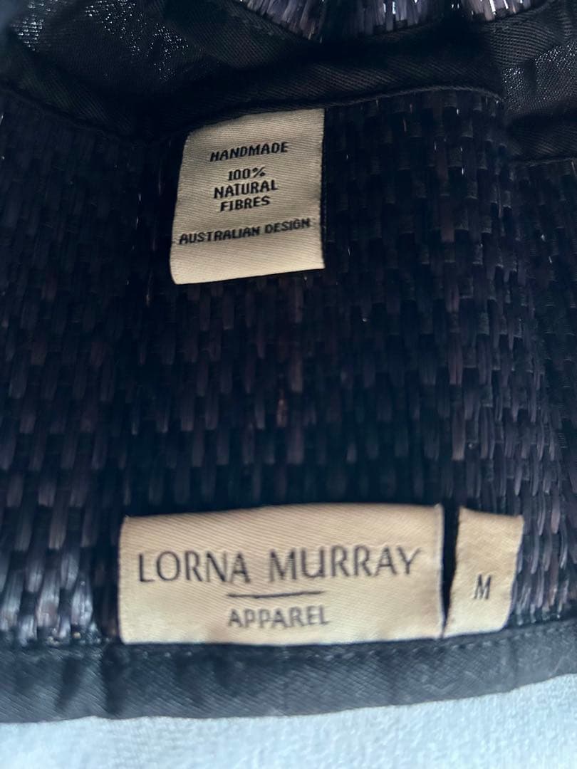 Lorna Murray カプリハット　Mサイズ　ブラック　折りたたみ