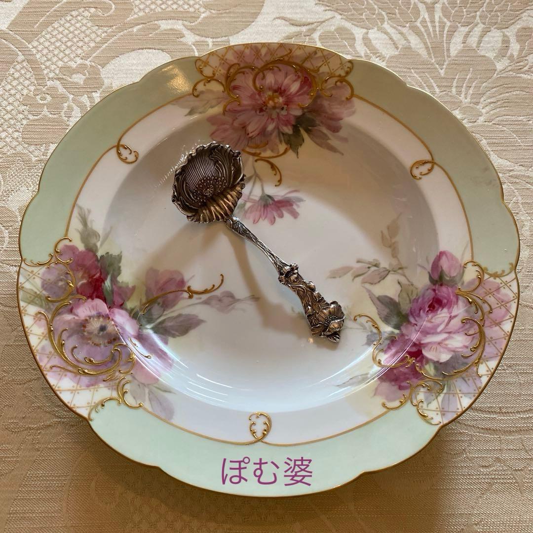 【米国／純銀製】銀器 ３点／チーズスクープ シュガースプーン レードル