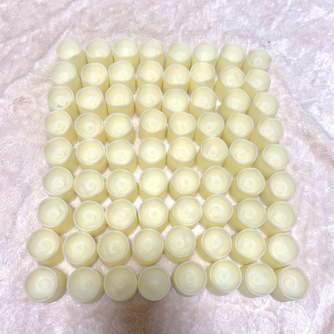 LEDキャンドル ミニ 80個 バラ売りOK 電池つき