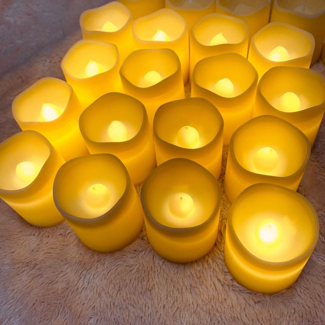 LEDキャンドル ミニ 80個 バラ売りOK 電池つき