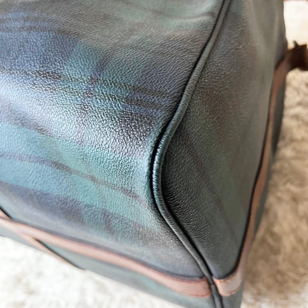 ポロラルフローレン　ボストンバッグ　2way チェック　金具　ショルダー　大容量