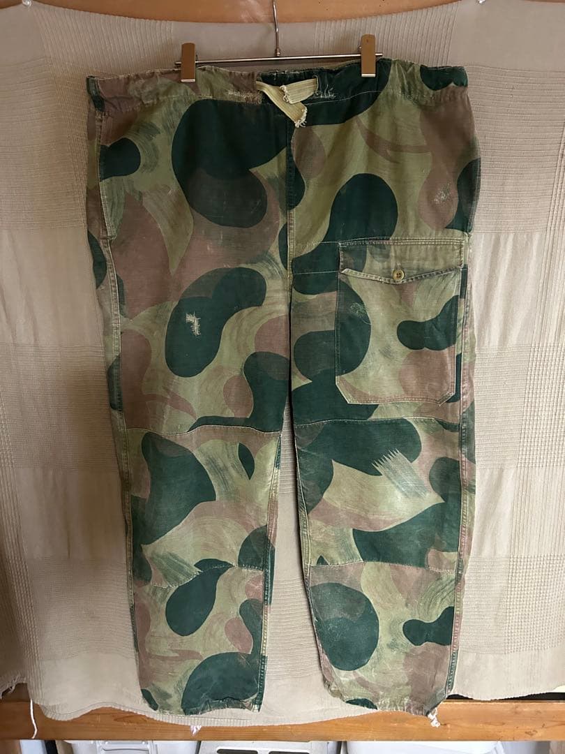 パンツ 50s Brushstroke Camouflage belgium army