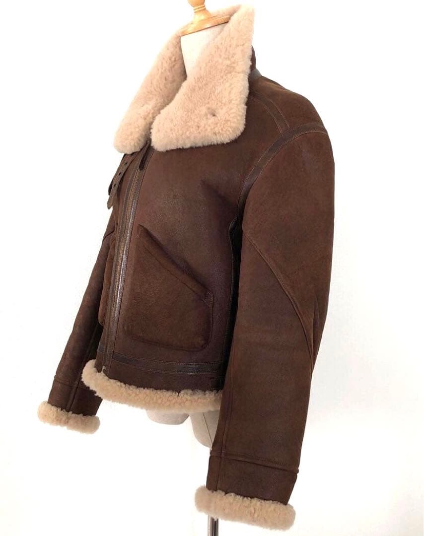 ラルフローレン　ムートン　シアリングジャケット